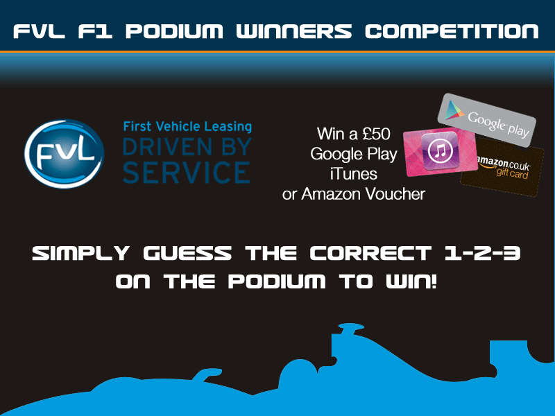Enter the FVL F1 Podium Winners Competition