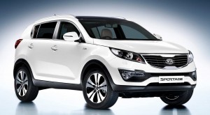 White Kia Sportage 2013