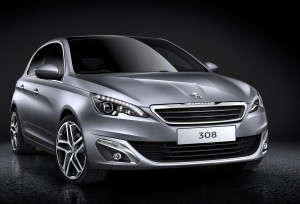 Gray Peugeot 308 2014