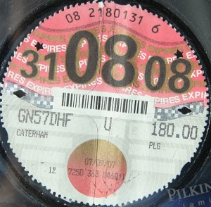 UK Car Tax Disc 