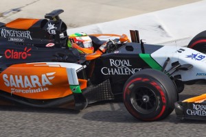 Sahara Force India in Practice at Melbourne. Courtesy of Sahara Force India