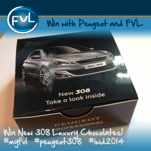 Win Car of the Year 2014 Chocolates in our prize draw!