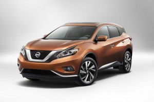 Nissan Murano,  metallic bronze colour crossover