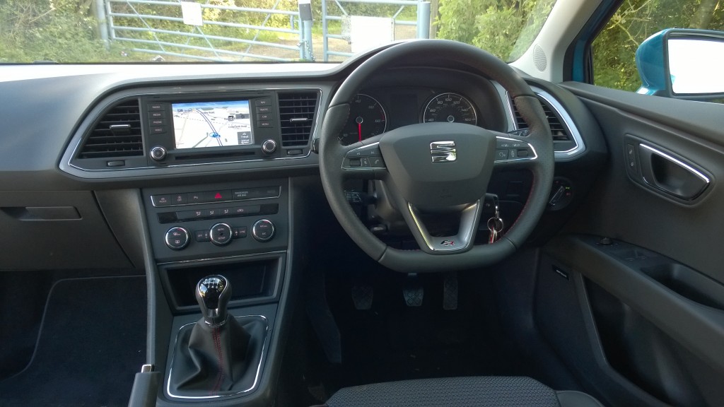 SEAT Leon FR review: interior front