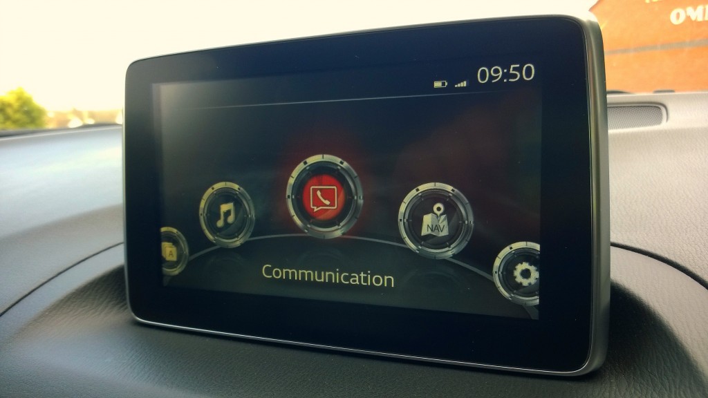 Mazda 3 infotainment system