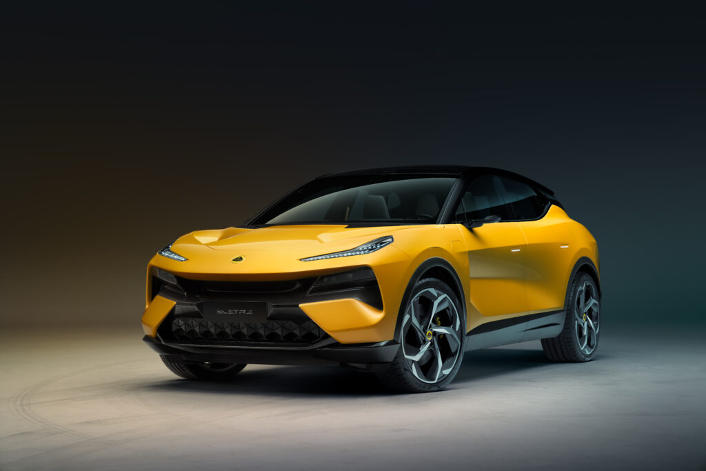 The all new electric Lotus Eletre hyper SUV.