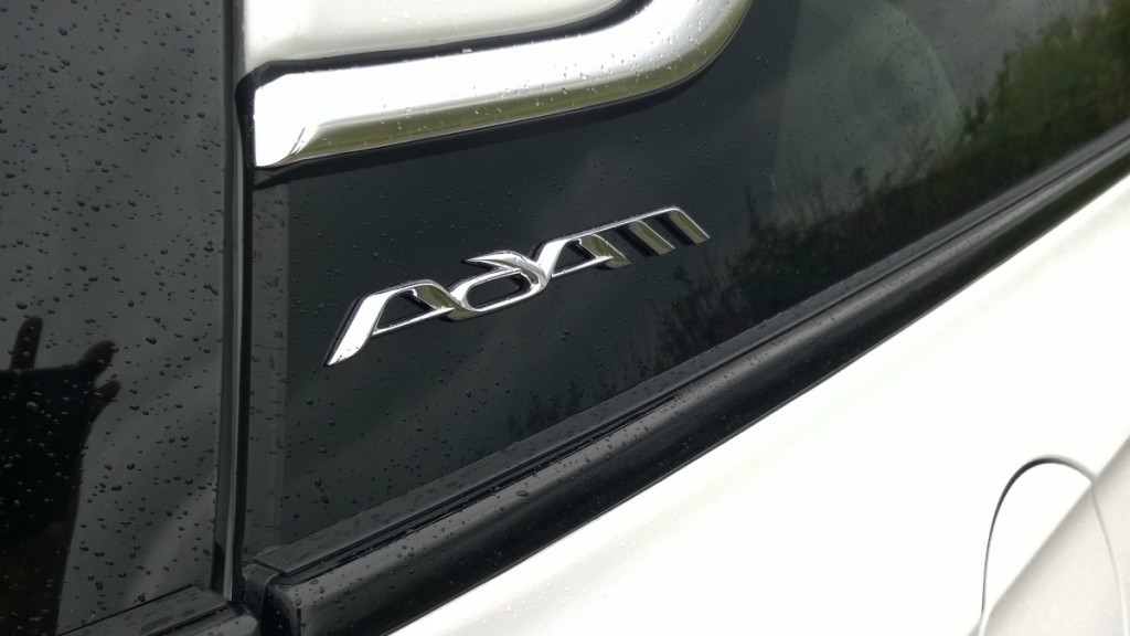 Badge on Vauxhall Adam White Edition