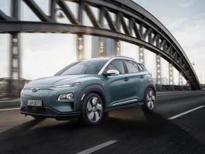 The all-new Hyundai Kona Electric is the first electric small SUV.