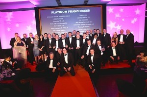 Andy Watson, Business Development Manager at FVL with other award winners Andy Watson, Business Development Manager at FVL with other award winners