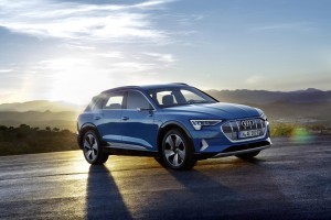 The Audi e-tron is the firm's first all-electric offering.