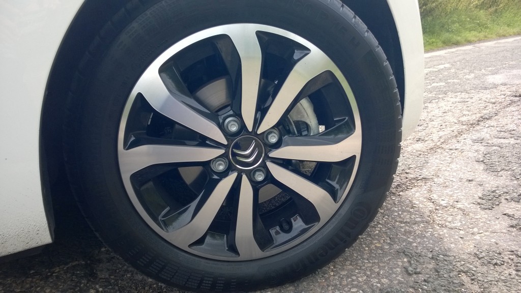 Citroen C1 alloy detail. Click for hi-res image