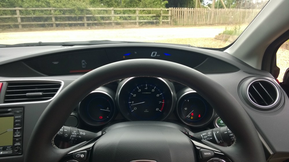 Honda Civic Tourer review: Dashboard Instruments 