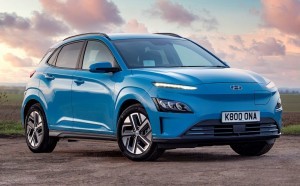 Hyundai Kona Electric car lease front.