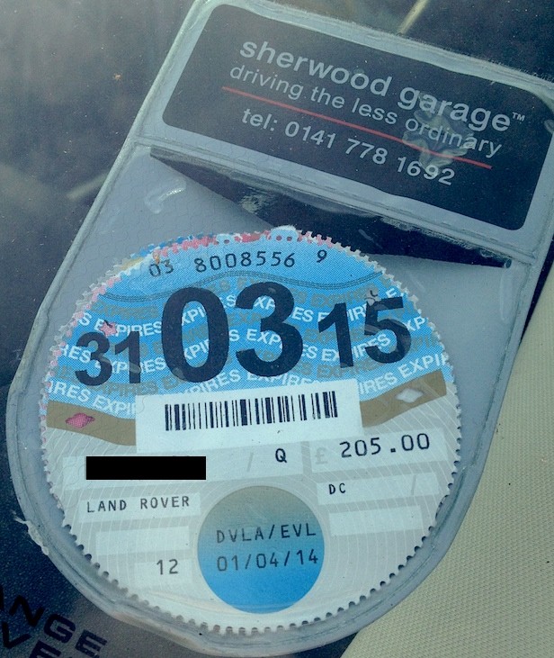 Tax Disc