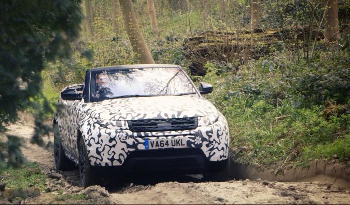 New Range Rover Evoque Convertible impresses