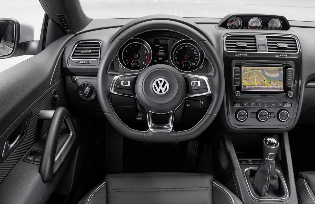 Interior of new Volkswagen Scirocco