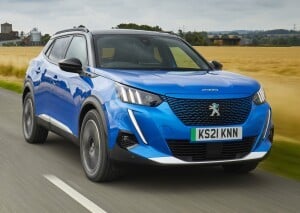 Peugeot e-2008 car lease front