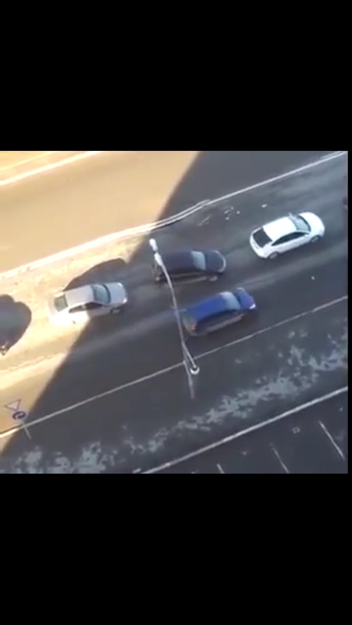 Now that’s a pothole! [Video]