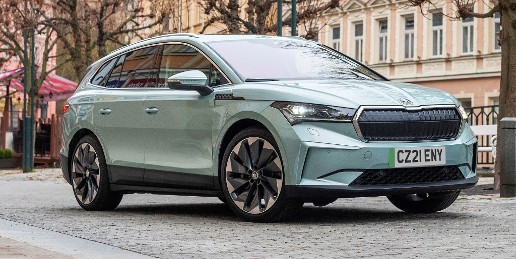 Electric Skoda Enyaq iV takes a bow