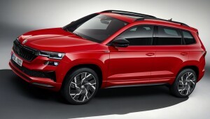 Skoda Karoq car lease front
