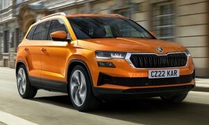 Skoda Karoq car lease front