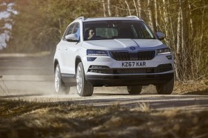 The excellent Skoda Karoq is a well-priced small SUV.