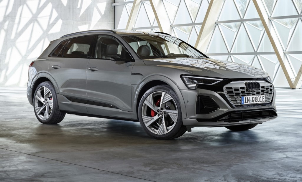 The new Audi Q8 e-tron takes a bow