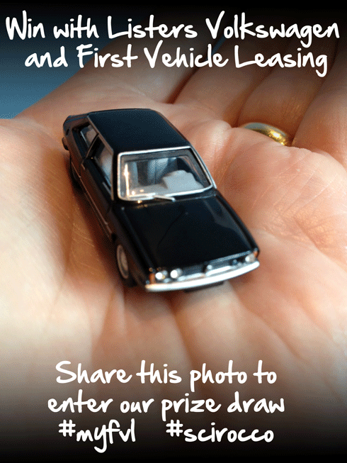 Win a classic model Volkswagen Scirocco