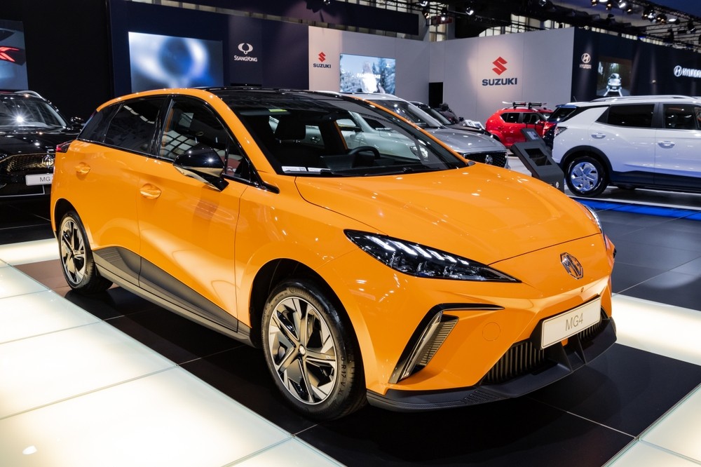 The MG4 Electric Car of the Year award in 2023