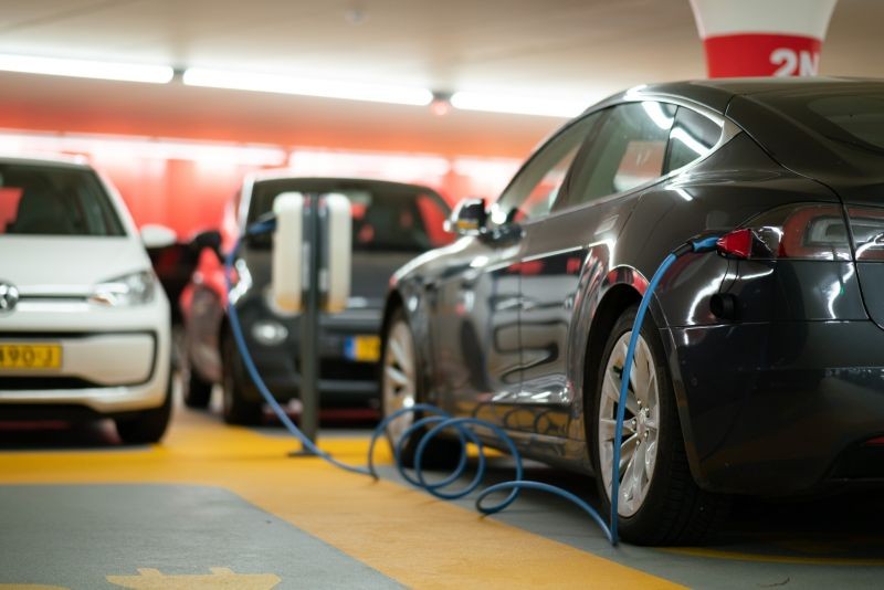 Public EV charging point
