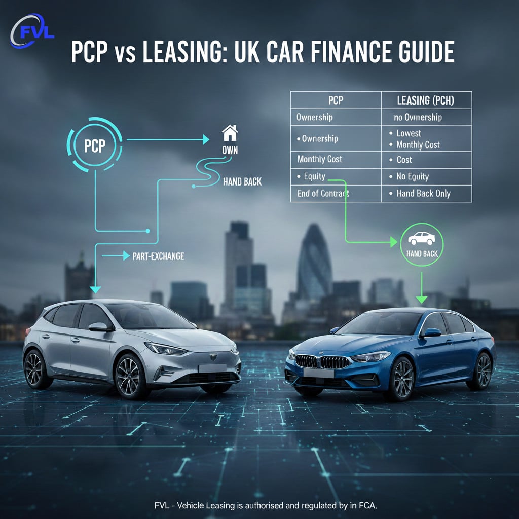 PCP vs Leasing (PCH): The Definitive 2025 UK Guide